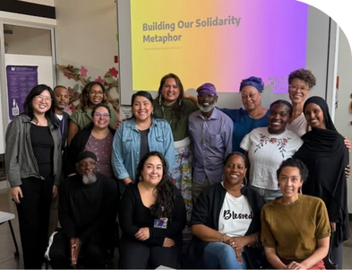 ARCH Advisory collective members at a strategy in solidarity meeting.